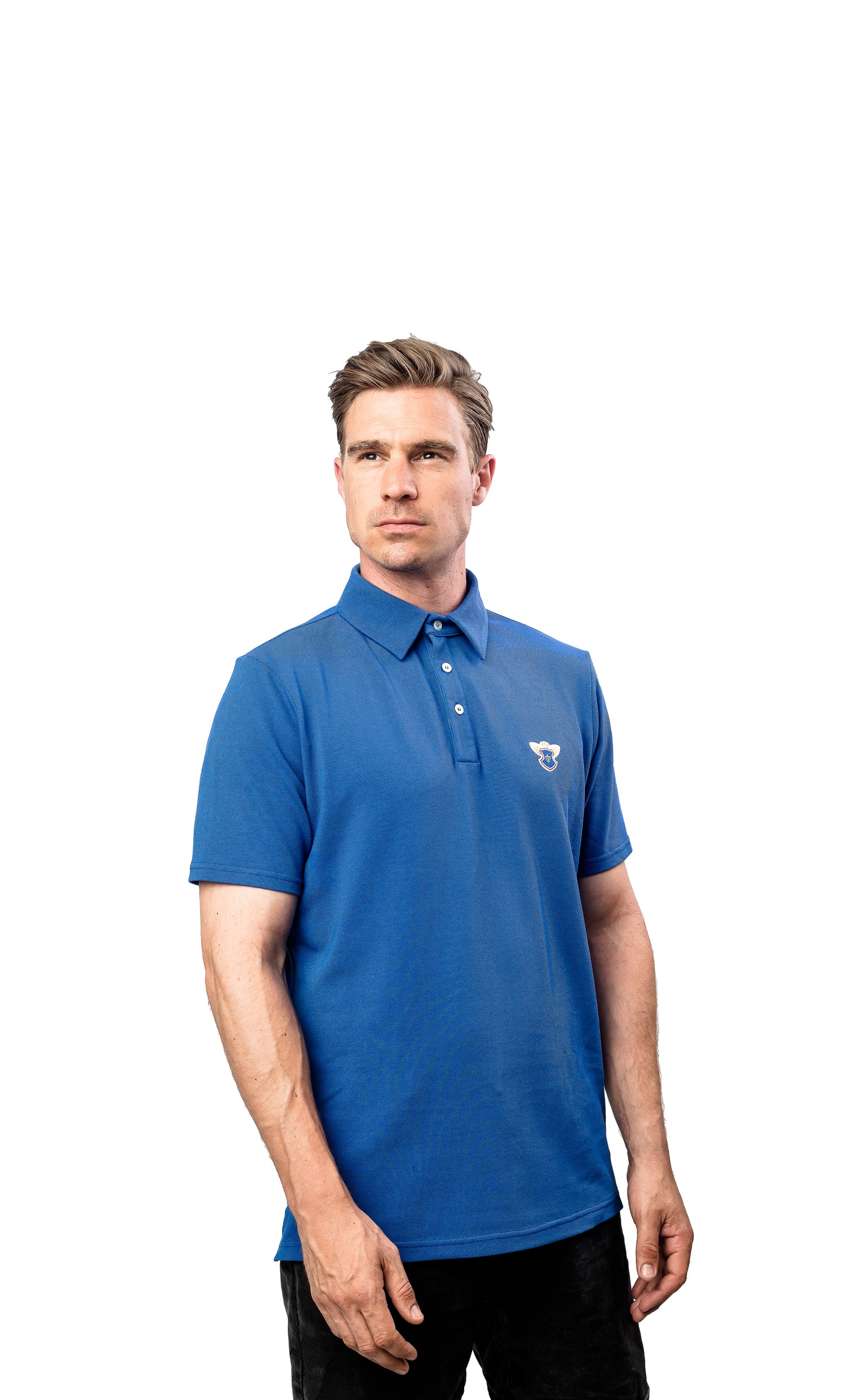 Herrschatlich amutig in diesem adeligen Poloshirt von von Simon.