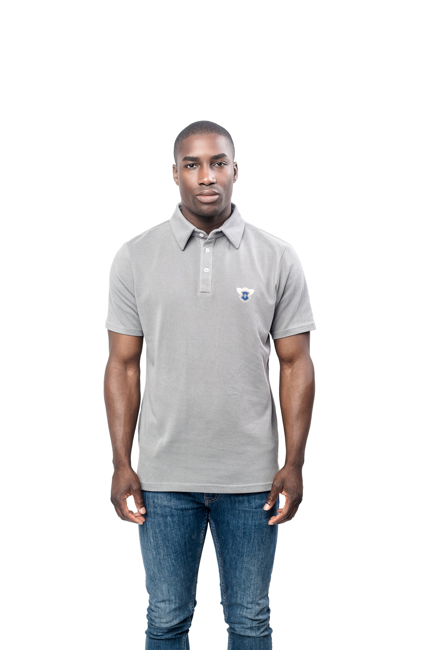 Original von Simon Poloshirt - anthrazit