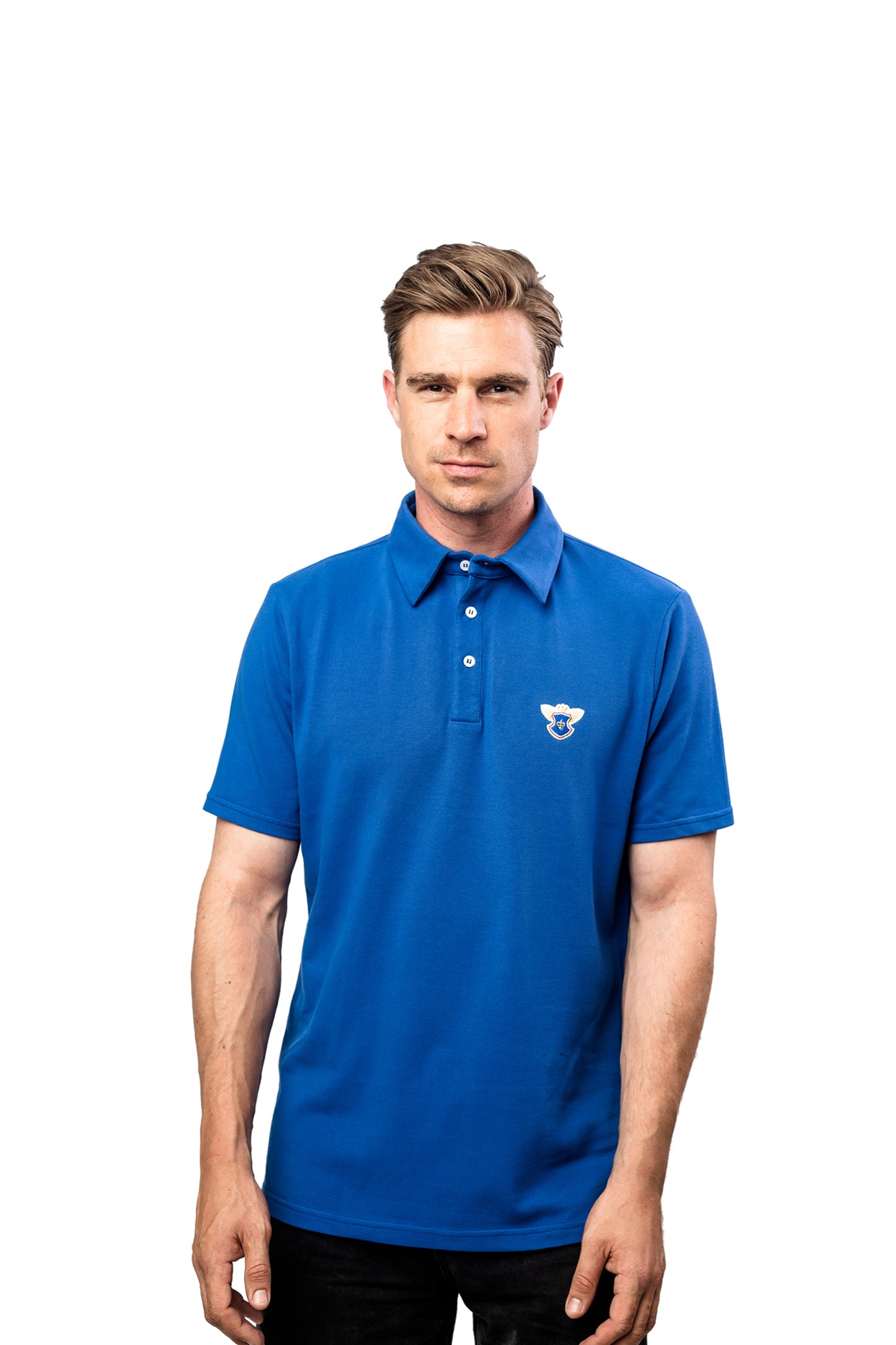 Original von Simon Poloshirt - royalblau