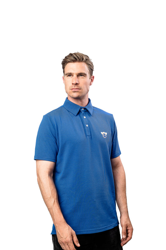 Original von Simon Poloshirt - royalblau